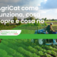 Una persona intenta ad arare un campo